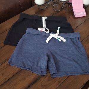 2 pair comfy sweat shorts size Small